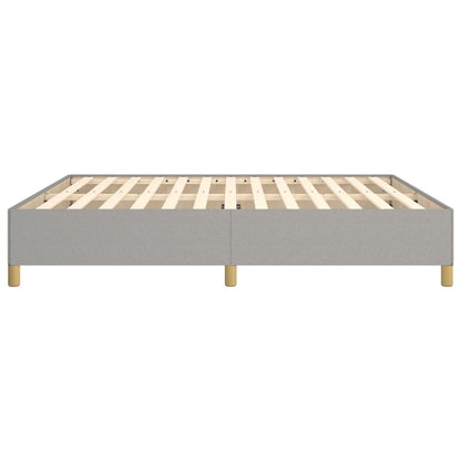 Boxspringframe Stof Lichtgrijs 180 x 200 cm 35 cm