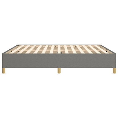 Boxspringframe Stof Donkergrijs 180 x 200 cm 35 cm