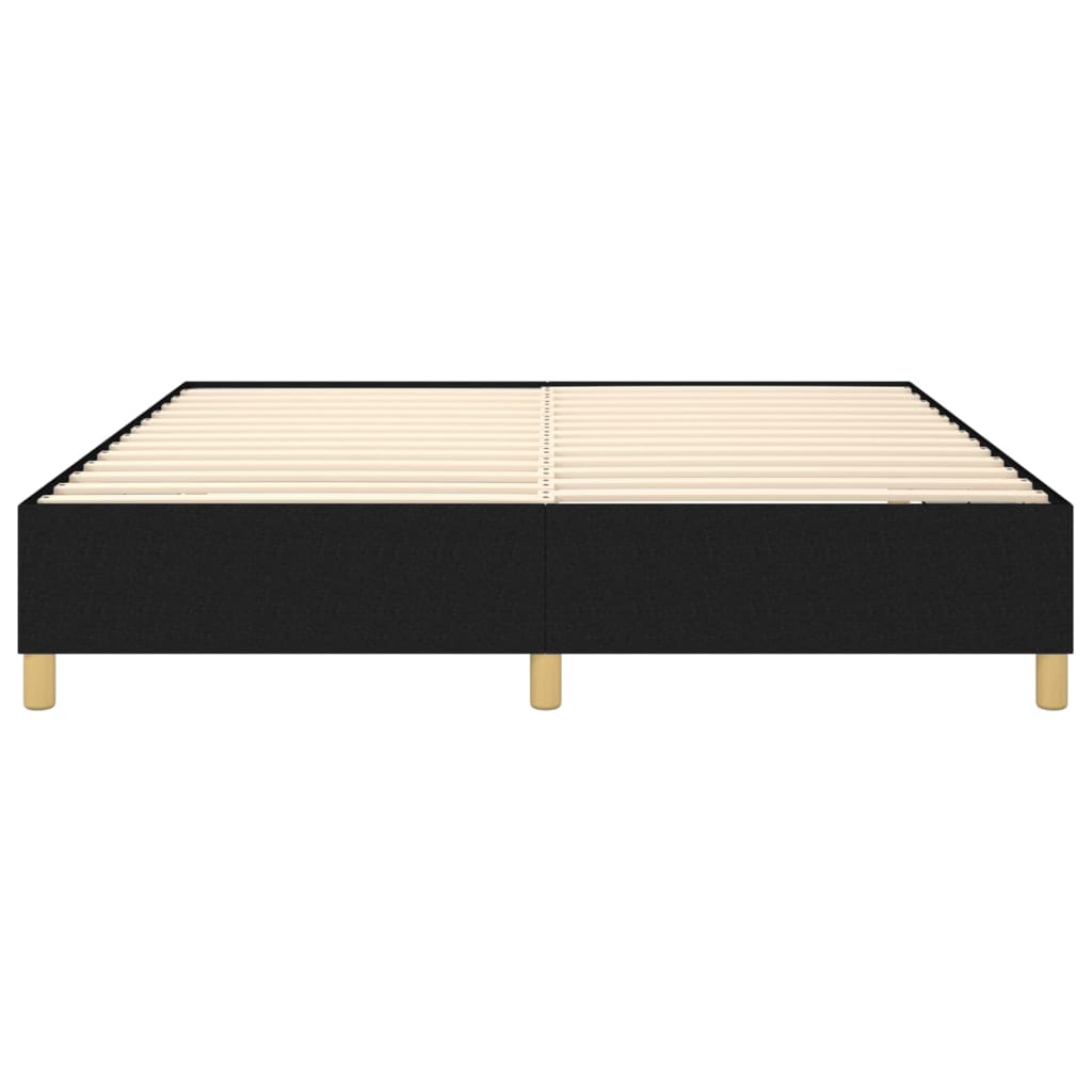 Boxspringframe Stof Zwart 180 x 200 cm 35 cm