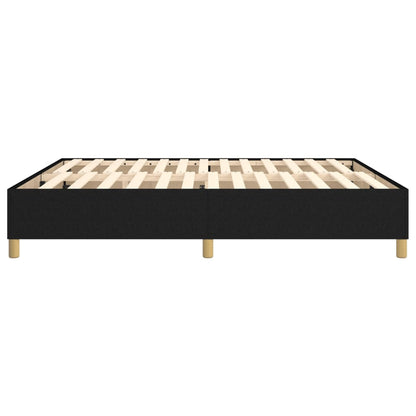 Boxspringframe Stof Zwart 180 x 200 cm 35 cm