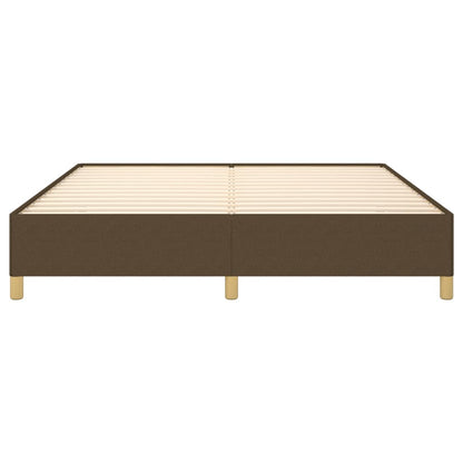 Boxspringframe stof donkerbruin 180x200 cm 180 x 200 cm 35 cm