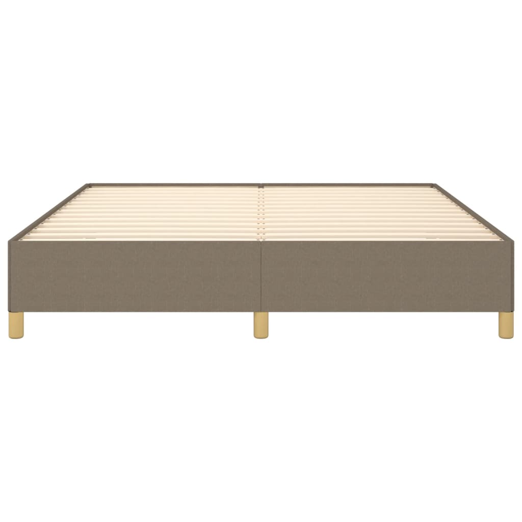 Boxspringframe stof taupe 180x200 cm 180 x 200 cm 35 cm