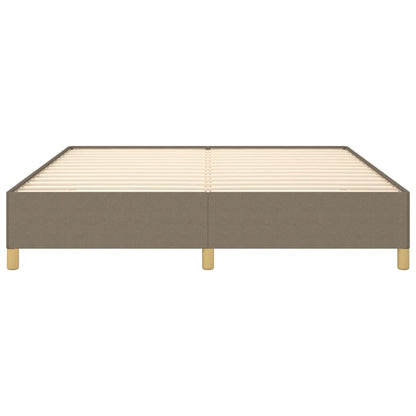 Boxspringframe stof taupe 180x200 cm 180 x 200 cm 35 cm
