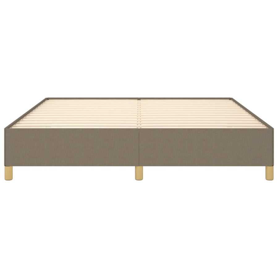 Boxspringframe stof taupe 180x200 cm 180 x 200 cm 35 cm