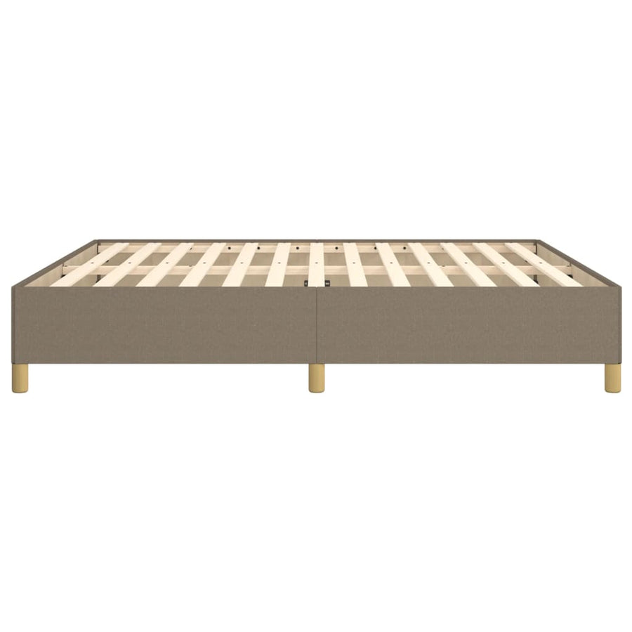 Boxspringframe stof taupe 180x200 cm 180 x 200 cm 35 cm