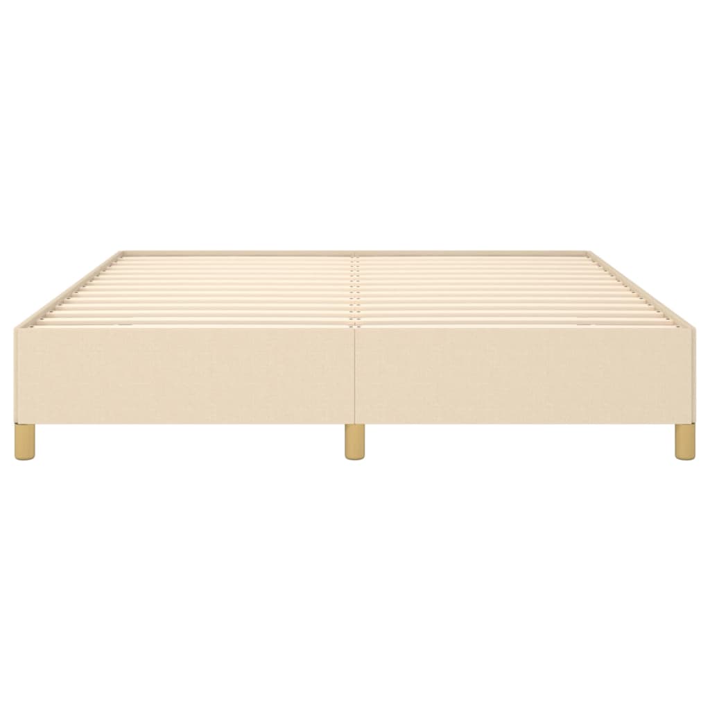 Boxspringframe Stof Kleurig Crème 180 x 200 cm 35 cm