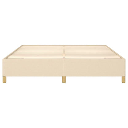 Boxspringframe Stof Kleurig Crème 180 x 200 cm 35 cm