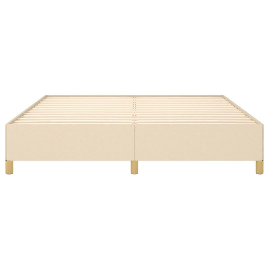 Boxspringframe Stof Kleurig Crème 180 x 200 cm 35 cm