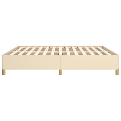 Boxspringframe Stof Kleurig Crème 180 x 200 cm 35 cm
