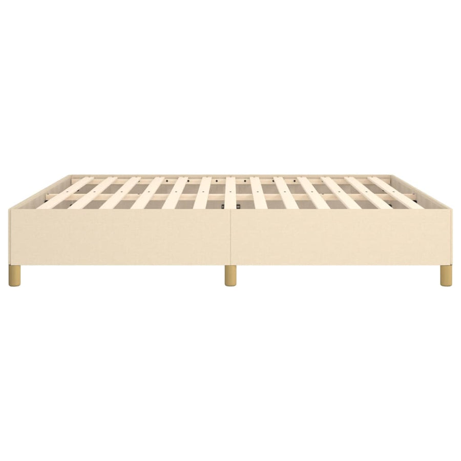 Boxspringframe Stof Kleurig Crème 180 x 200 cm 35 cm