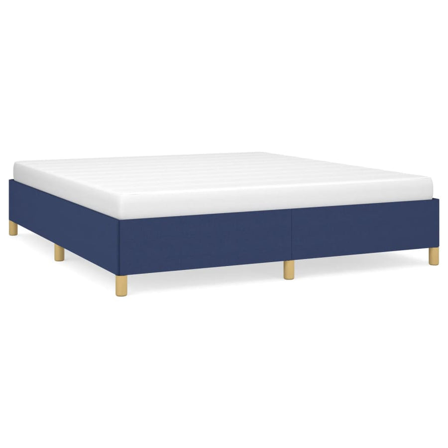 Boxspringframe Stof Blauw 180 x 200 cm 35 cm