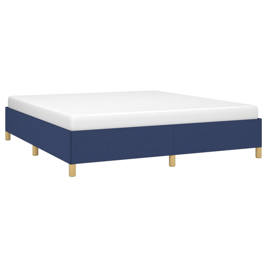 Boxspringframe Stof Blauw 180 x 200 cm 35 cm