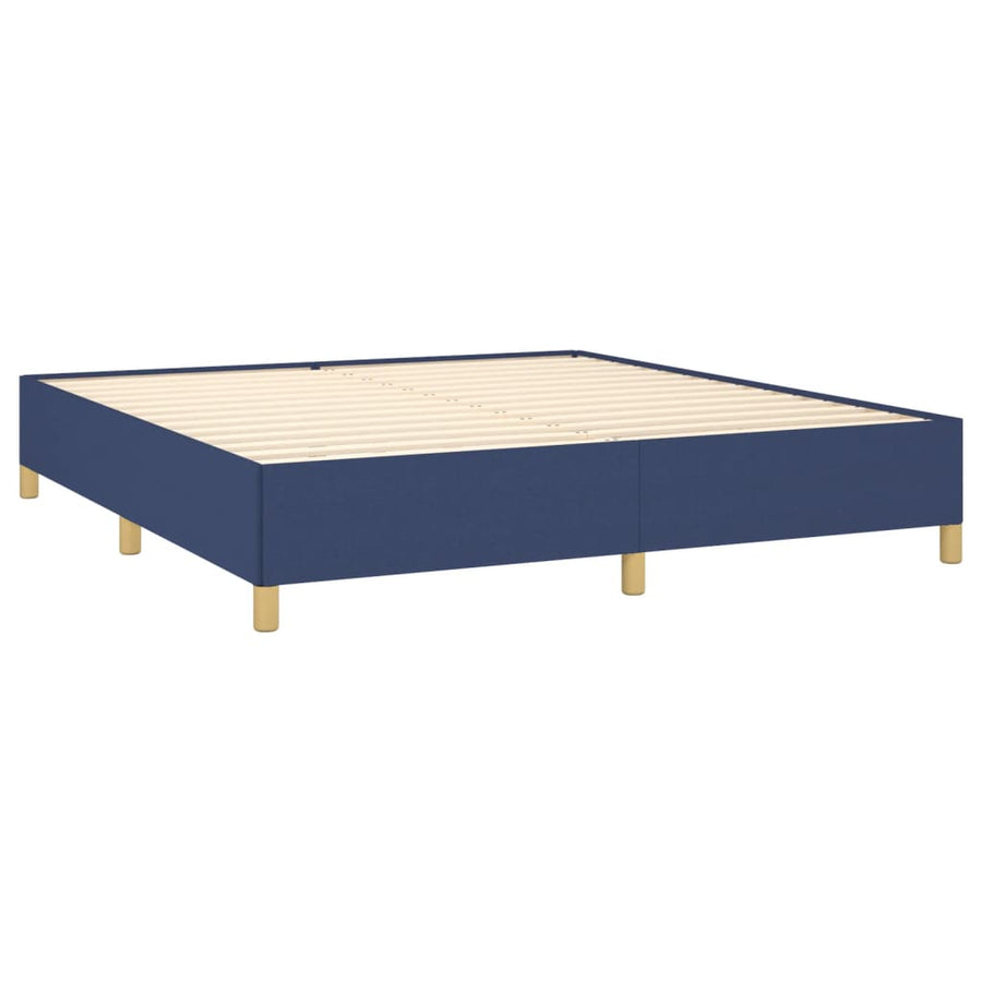 Boxspringframe Stof Blauw 180 x 200 cm 35 cm
