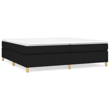 Boxspringframe Stof Zwart 200 x 200 cm 35 cm