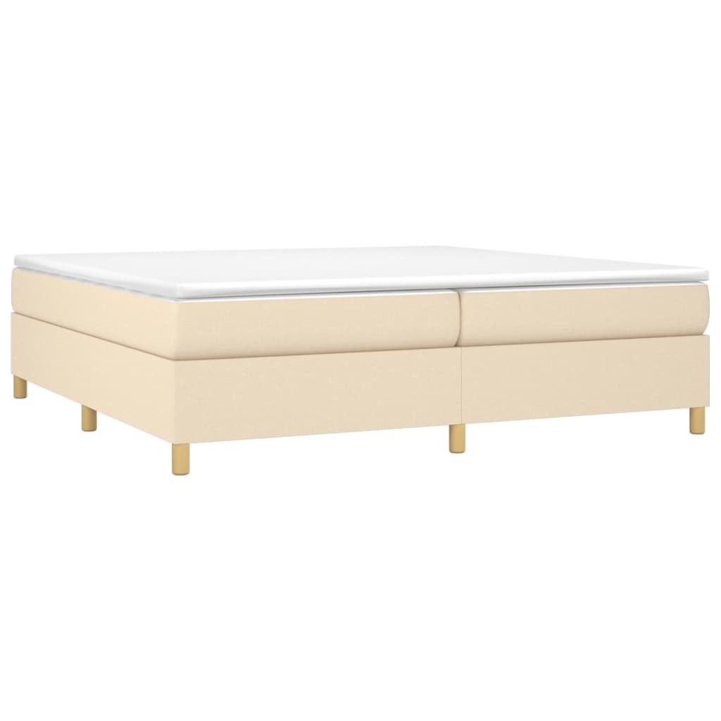 Boxspringframe Stof Kleurig Crème 200 x 200 cm 35 cm