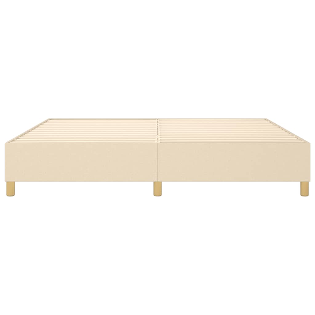 Boxspringframe Stof Kleurig Crème 200 x 200 cm 35 cm