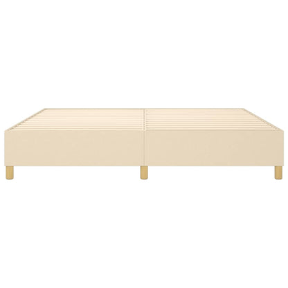 Boxspringframe Stof Kleurig Crème 200 x 200 cm 35 cm