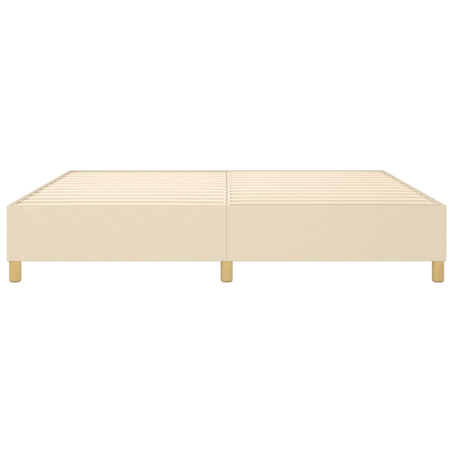 Boxspringframe Stof Kleurig Crème 200 x 200 cm 35 cm