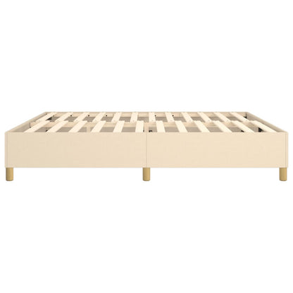 Boxspringframe Stof Kleurig Crème 200 x 200 cm 35 cm