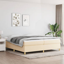 Boxspringframe Stof Kleurig Crème 200 x 200 cm 35 cm