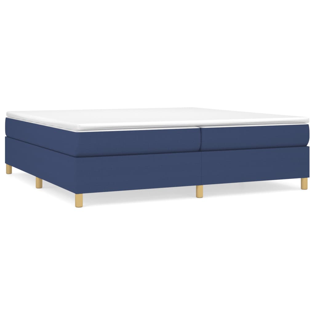 Boxspringframe Stof Blauw 200 x 200 cm 35 cm