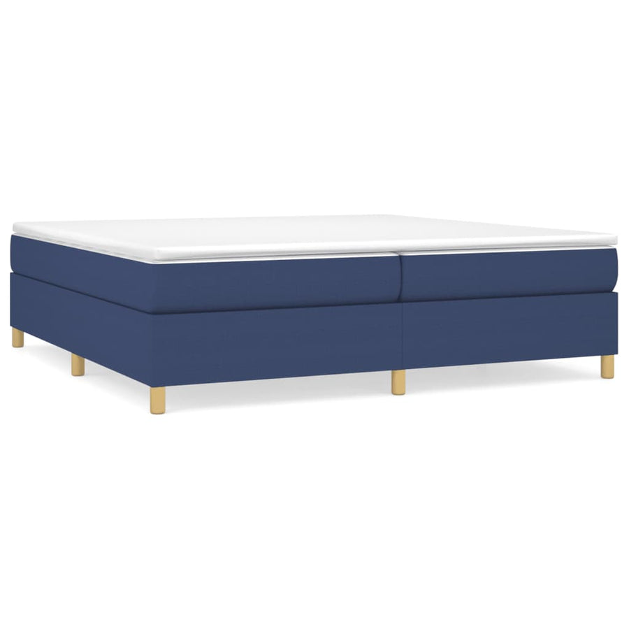Boxspringframe Stof Blauw 200 x 200 cm 35 cm