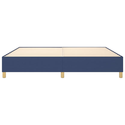 Boxspringframe Stof Blauw 200 x 200 cm 35 cm