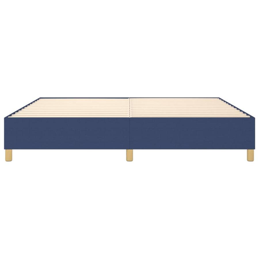 Boxspringframe Stof Blauw 200 x 200 cm 35 cm