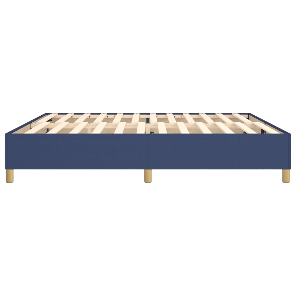 Boxspringframe Stof Blauw 200 x 200 cm 35 cm