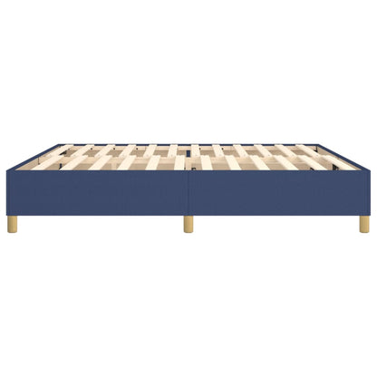 Boxspringframe Stof Blauw 200 x 200 cm 35 cm