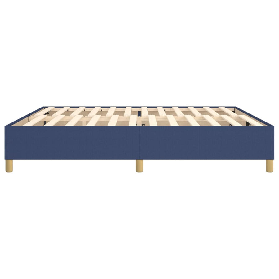 Boxspringframe Stof Blauw 200 x 200 cm 35 cm