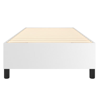 Boxspringframe Kunstleer 80 x 200 cm 35 cm Wit