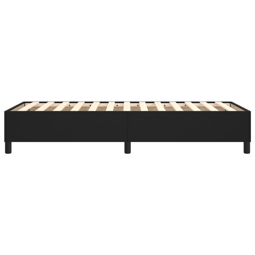 Boxspringframe Kunstleer 90 x 190 cm 35 cm Zwart