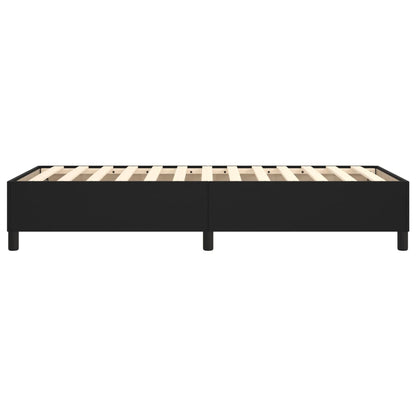 Boxspringframe Kunstleer 90 x 190 cm 35 cm Zwart