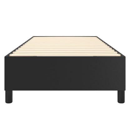 Boxspringframe Kunstleer 90 x 200 cm 35 cm Zwart