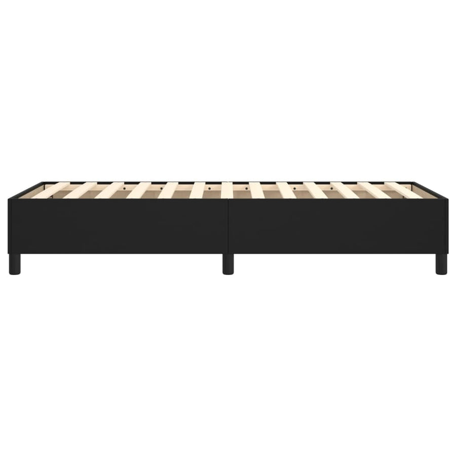 Boxspringframe Kunstleer 90 x 200 cm 35 cm Zwart