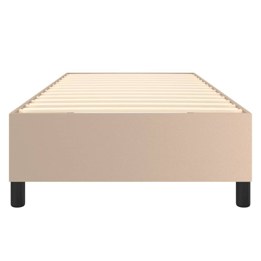 Boxspringframe Kunstleer Cappuccino 90X200 Cm 90 x 200 cm 35 cm