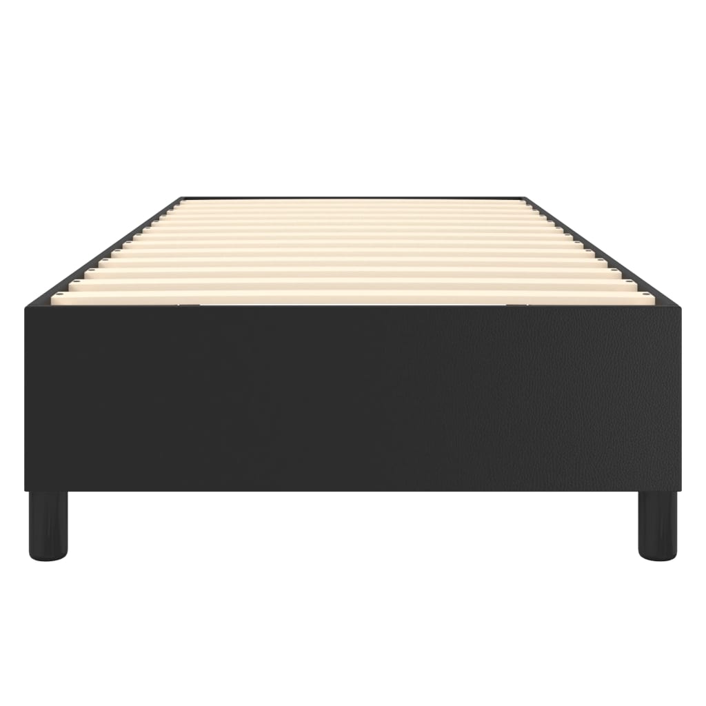 Boxspringframe Kunstleer 100 x 200 cm 35 cm Zwart