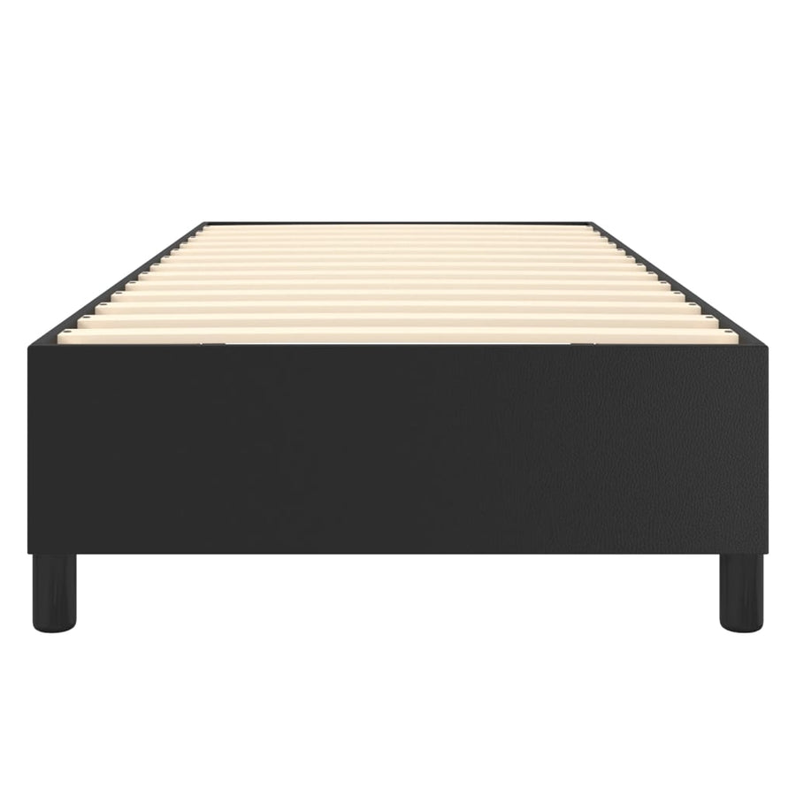 Boxspringframe Kunstleer 100 x 200 cm 35 cm Zwart