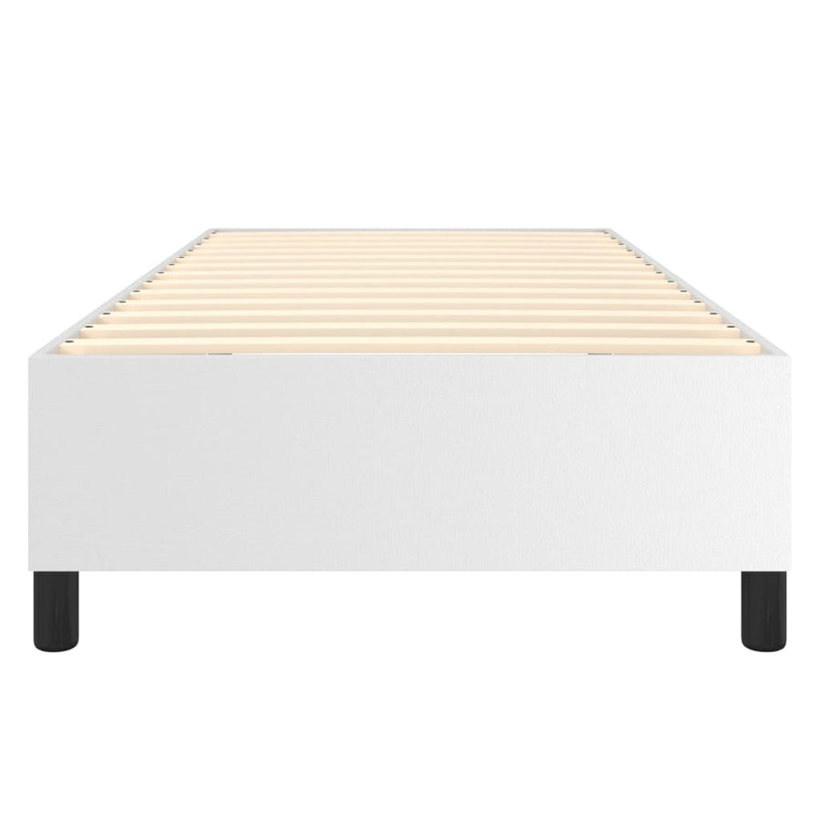 Boxspringframe Kunstleer 100 x 200 cm 35 cm Wit