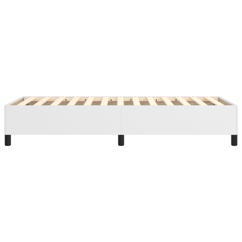 Boxspringframe Kunstleer 100 x 200 cm 35 cm Wit