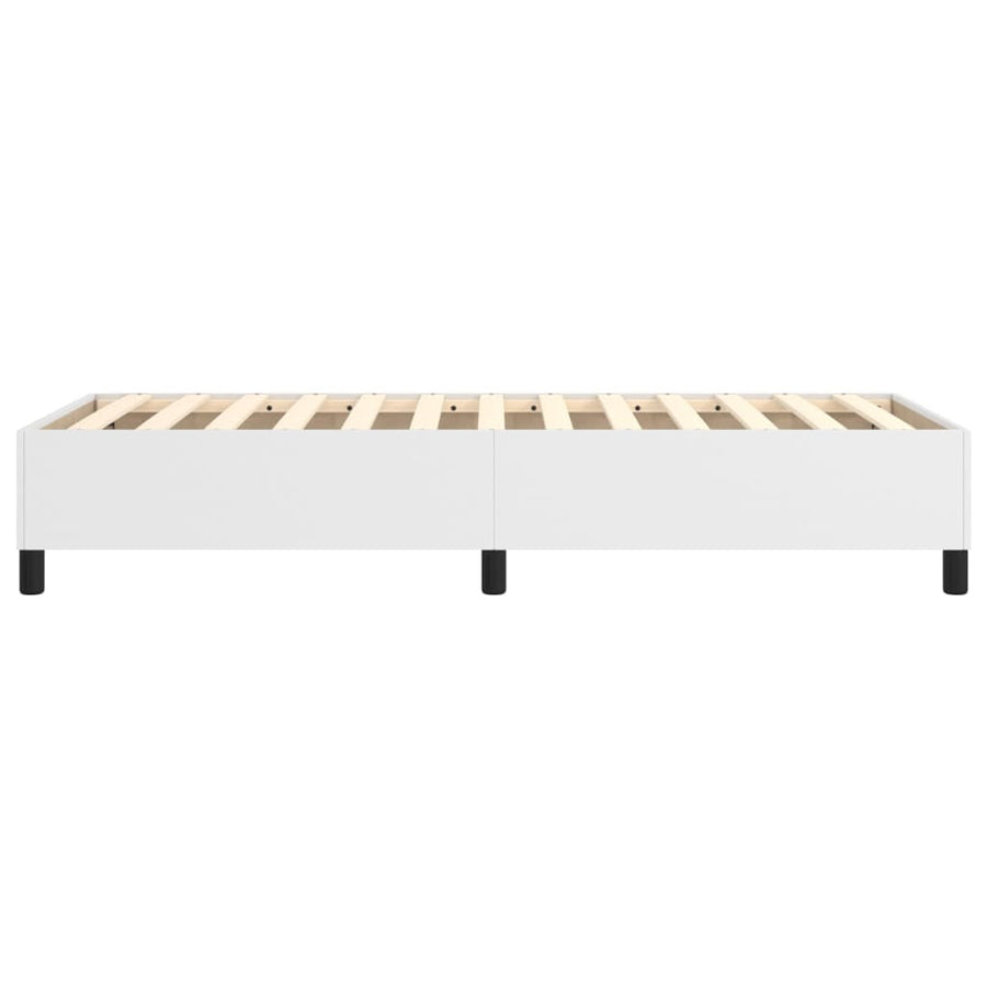 Boxspringframe Kunstleer 100 x 200 cm 35 cm Wit