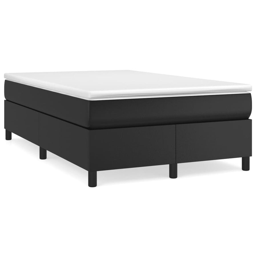 Boxspringframe Kunstleer Zwart 120 x 200 cm 35 cm