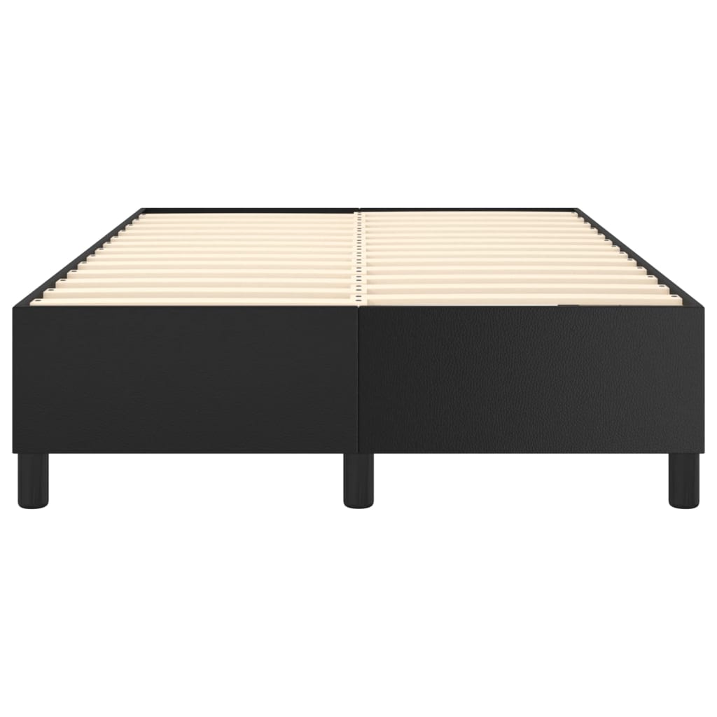 Boxspringframe Kunstleer Zwart 120 x 200 cm 35 cm
