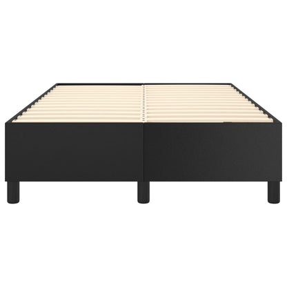 Boxspringframe Kunstleer Zwart 120 x 200 cm 35 cm