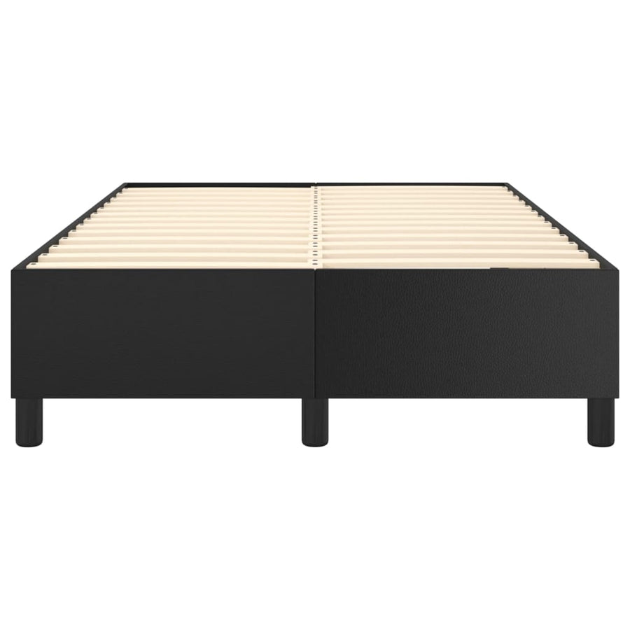 Boxspringframe Kunstleer Zwart 120 x 200 cm 35 cm