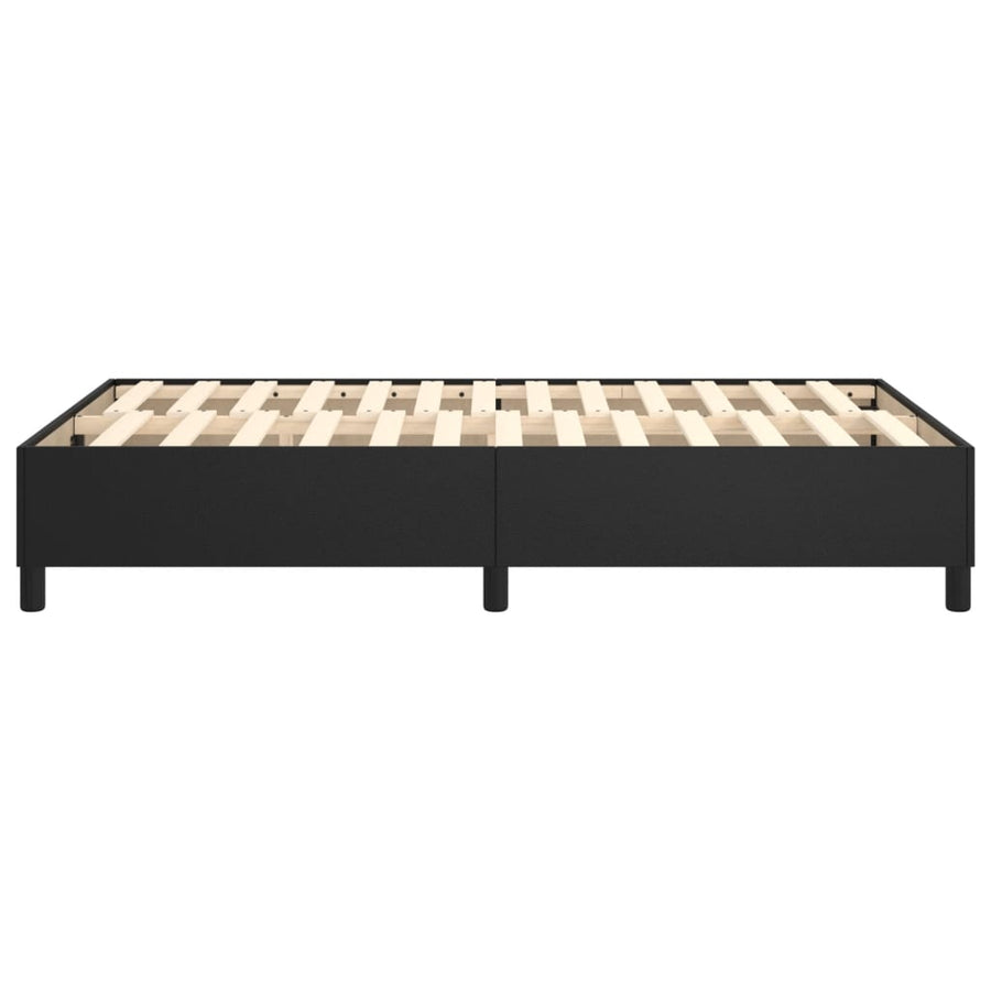 Boxspringframe Kunstleer Zwart 120 x 200 cm 35 cm