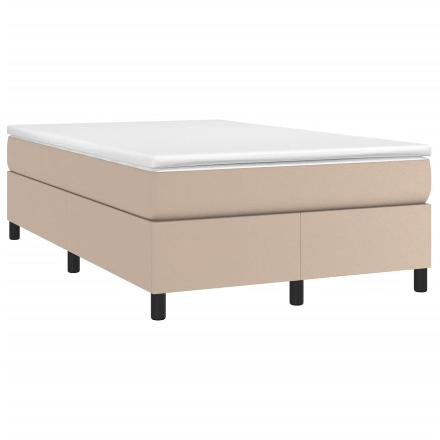 Boxspringframe Kunstleer Cappuccino 120 x 200 cm 35 cm