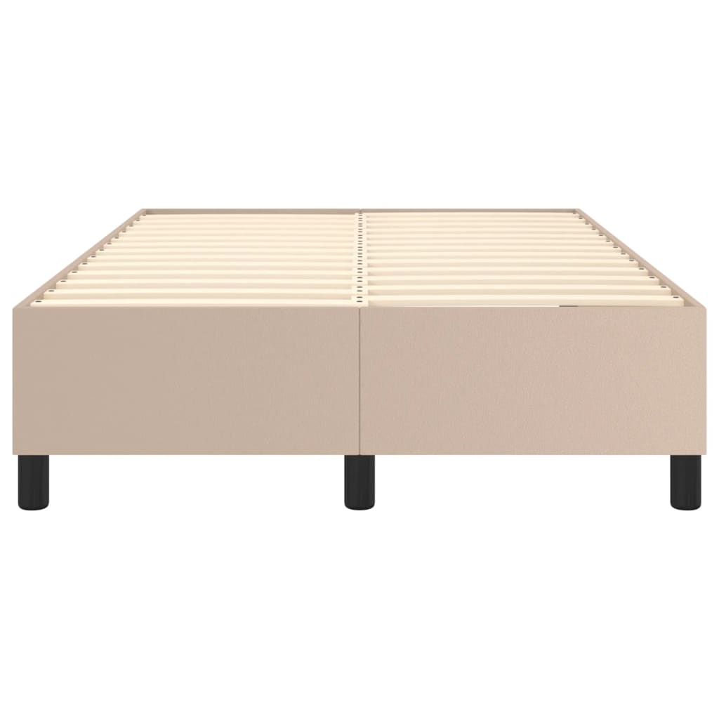 Boxspringframe Kunstleer Cappuccino 120 x 200 cm 35 cm