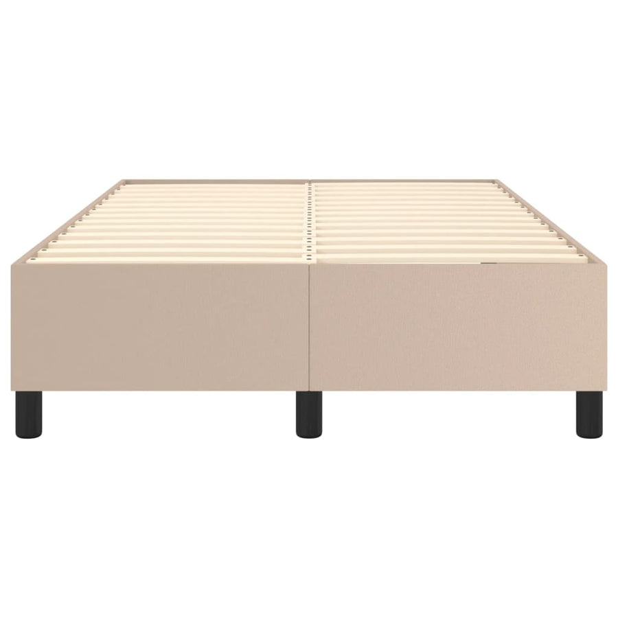 Boxspringframe Kunstleer Cappuccino 120 x 200 cm 35 cm